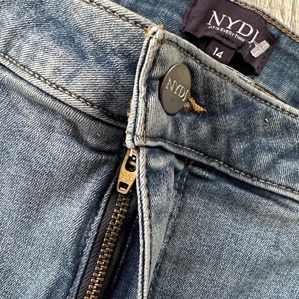 NYDJ NWT Barbara Bootcut denim‎ blue Jeans women’s size 14 - Picture 4 of 13